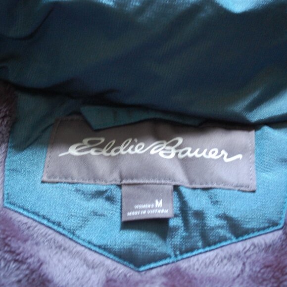 Eddie Bauer 650 Down Parka Coat Long Puffer Fur - Picture 4 of 7